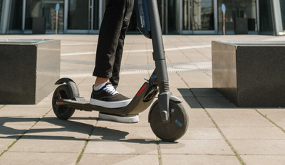 gros plan trottinette
